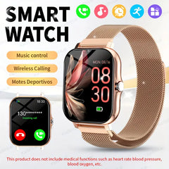 1.83-Inch Full Touchscreen Smartwatch for Men & Women – Fitness Tracker with Call/Message Function, Sports Modes, Heart Rate Monitor, USB Charging, Compatible with iPhone & Android