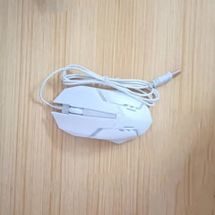 Professional Wired Gaming Mouse – USB Connection, 5000 DPI High-Precision Sensor, Ergonomic Right-Hand Grip, 7-Color Breathing LED Lights, No Battery Needed – Compatible with PC, Laptop & Desktop – Ideal for Gaming, Streaming, Office Use