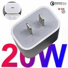 iPhone 20W Original Charger with Type-C to Lightning Cable Fast Charging Adapter , iphone 20w charger with cable or without cable