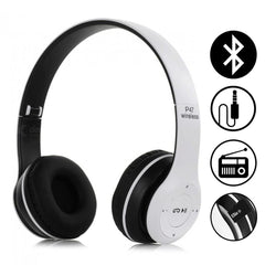 P47 Wireless Bluetooth Headphones with Built-in Mic Foldable Stereo Headset for Smart Phones Android Devices PC & Laptops