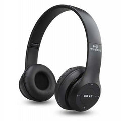 P47 Wireless Bluetooth Headphones with Built-in Mic Foldable Stereo Headset for Smart Phones Android Devices PC & Laptops