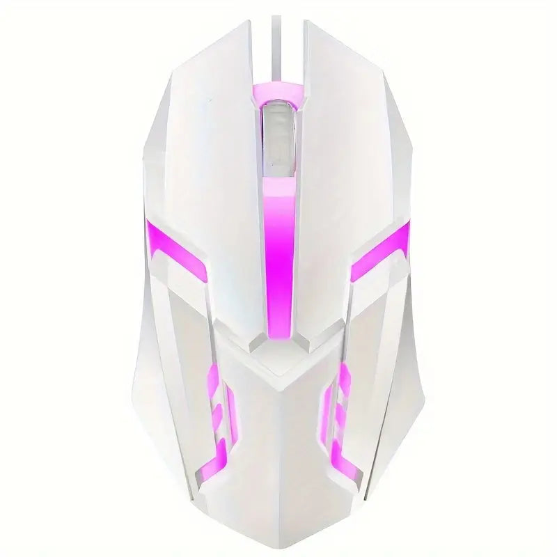 Professional Wired Gaming Mouse – USB Connection, 5000 DPI High-Precision Sensor, Ergonomic Right-Hand Grip, 7-Color Breathing LED Lights, No Battery Needed – Compatible with PC, Laptop & Desktop – Ideal for Gaming, Streaming, Office Use