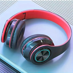 B39 Luminous RGB Wireless Headphones with LED Lights – Bluetooth 5.0, Wired & Wireless Modes, Hi-Fi Stereo Sound, Built-in Mic, TF Card Support, Foldable Over-Ear Design for Gaming, Music & Calls