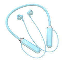 Bluetooth Neckband Earbuds with Noise Canceling, Digital Display, Long Battery, USB-C Charging – Black Sport Headphones for Exercise, Gym & Travel