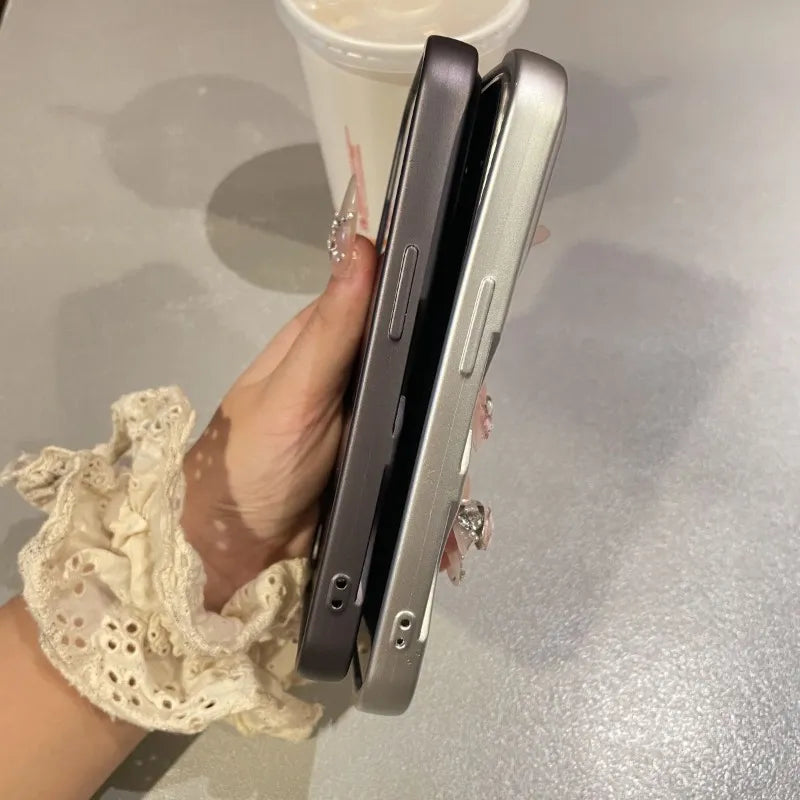 Fashion Hollowed Fire Flame Phone Case For iphone 16 15 13 12 11 Pro Max 14 Plus Cool Boy Girl Silver Plating Soft Cover